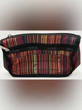 Vintage Diane Von Furstenberg X LeSportsac Dual Zippered Cosmetic Bag